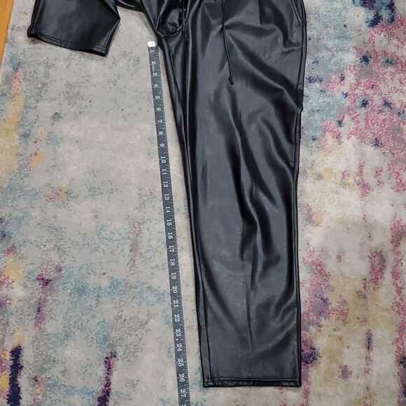 Wilfred Free Faux Leather High Rise Pants with Elastic Waist Size S - Picture 10 of 10